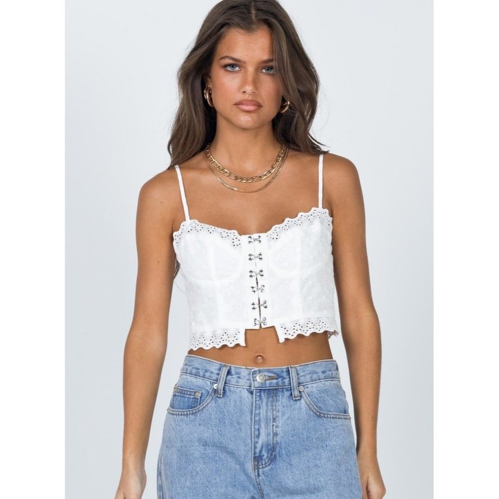 Princess Polly Miley Bustier Lace Top Sz 6